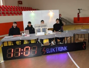 Amasya’da meslek lisesi öğrencileri kendi imkanlarıyla ürettikleri teknolojik ürünleri sergiledi