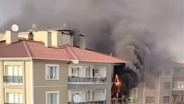 Ankara’da bir apartman dairesinde çıkan yangın endişe yarattı