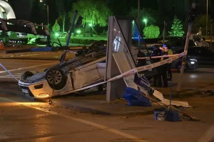 Ankara’da otomobilin motosiklete çarptığı kazada 4 kişi yaralandı