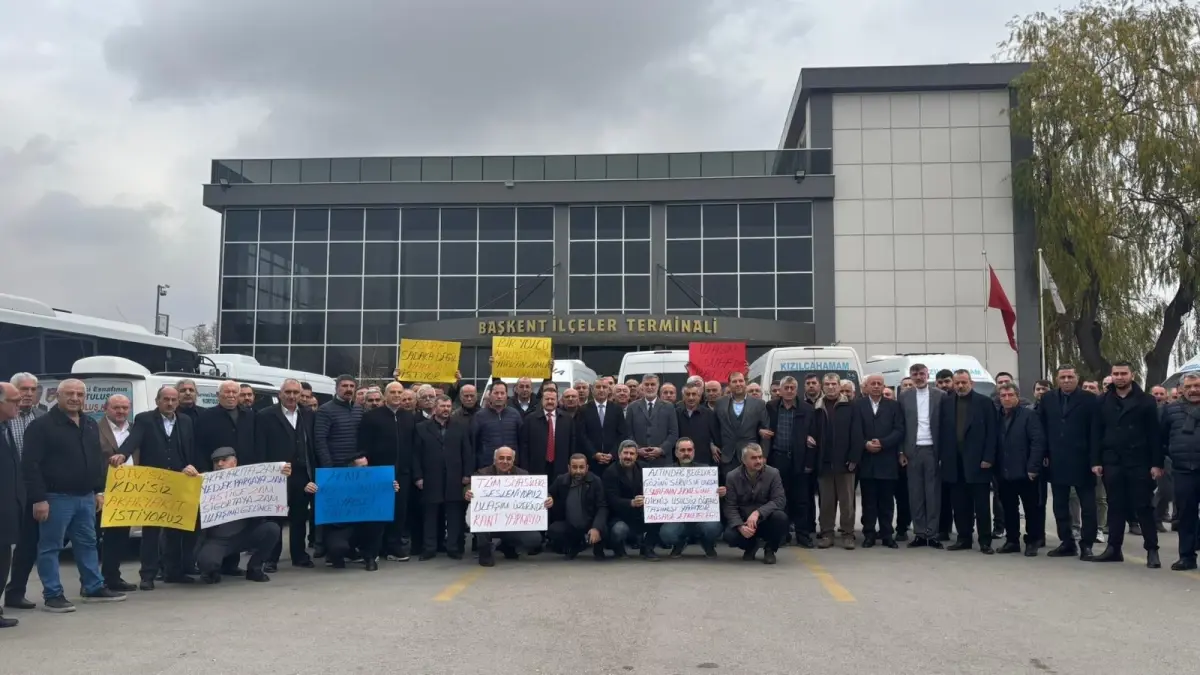 Ankara’da özel halk otobüsü esnafından toplu ulaşım zammına ilişkin açıklama