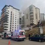 Ankara’da yangında mahsur kalan anne ile oğlu kurtarıldı