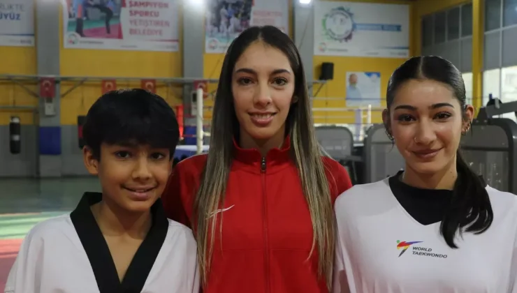 Antrenörlük öğrencisi tekvandocu abla, 2 kardeşini şampiyonluğa hazırlıyor