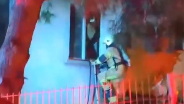 Apartman dairesinde çıkan yangında 1 kişi yaralandı