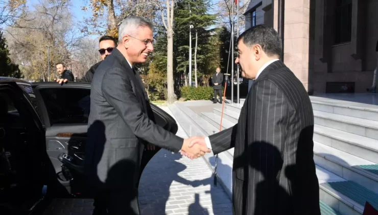 Bakan Memişoğlu, Ankara Valiliği’ni ziyaret etti