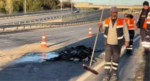 Başakşehir’de trafik kazası: 1 ölü 2 ağır yaralı