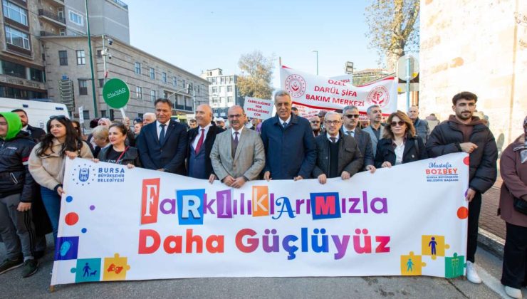 Osmangazi’de Engelli Bireyler Farkındalık İçin Yürüdü