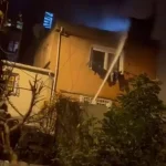 Beyoğlu’nda 3 katlı binada çıkan yangın söndürüldü