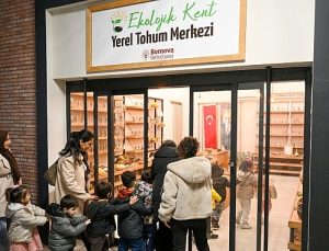 Bornova’da minik eller toprağa dokunuş