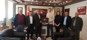 Bozyazı Kaymakamı Topsakaloğlu, MHP İlçe Başkanı Kara’yı kabul etti