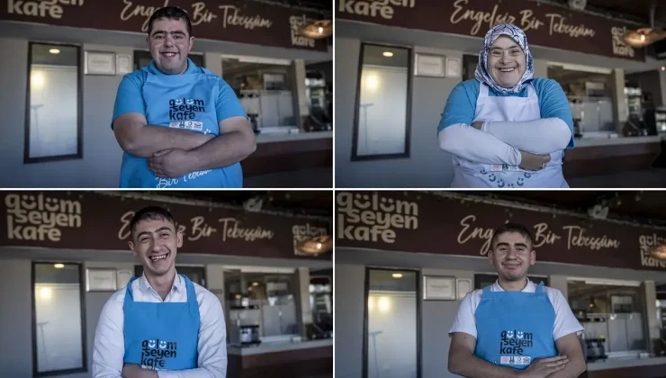 Bu kafeyi “gülümseyen özel yüzler” ayakta tutuyor
