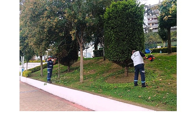 Büyükşehir’den yeşil alanlara özel bakım