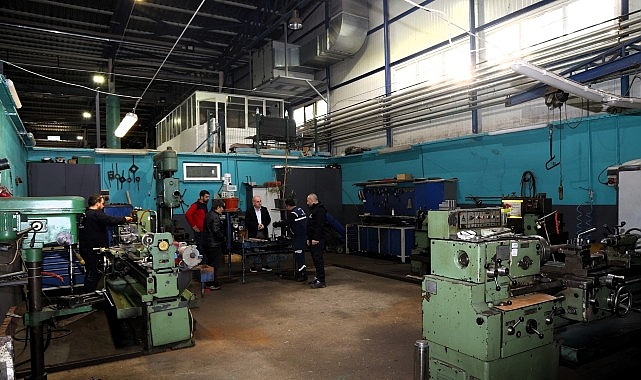 Büyükşehir’in bu atölyesi saat gibi işliyor