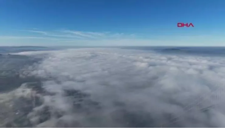 Çanakkale Boğazı’nda Sis Nedeniyle 1915 Çanakkale Köprüsü Gözden Kayboldu