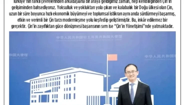 Çin’in Ankara Büyükelçisi’nin “Çin’in Yönetişimi” Hakkındaki Makalesi Yayımlandı