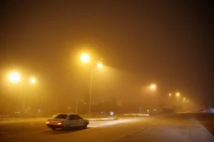 Çorum’da sis etkili oldu