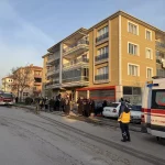 Çubuk’ta apartman dairesinde çıkan söndürüldü
