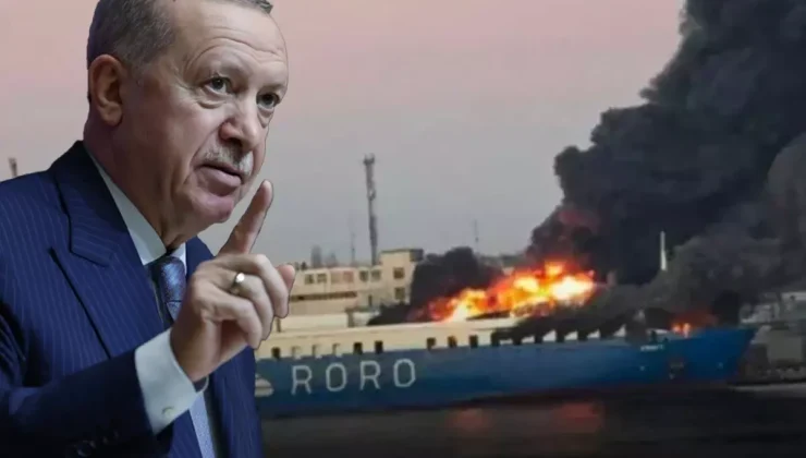 Cumhurbaşkanı Erdoğan’dan Karadeniz’de vurulan Türk gemisiyle ilgili ilk açıklama