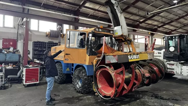 Doğu’da “kar kaplanları” kış mesaisine hazır