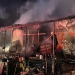 Edirne’de çiftlik yangınında maddi hasar meydana geldi