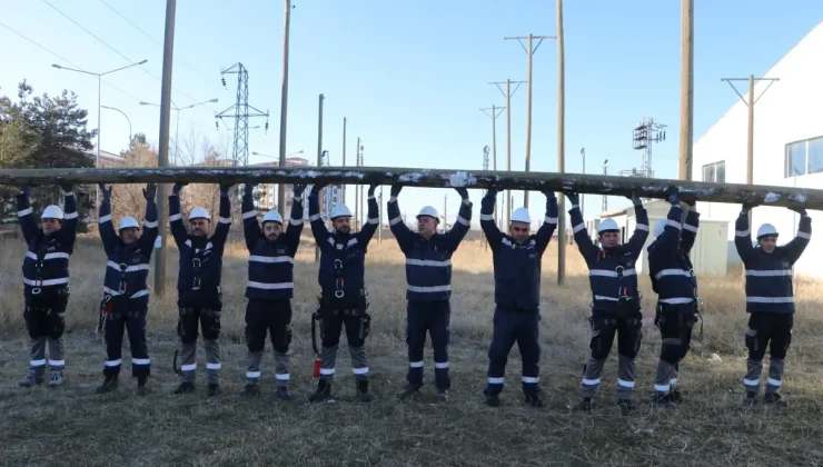 Elektrik işçileri zorlu kışa hazırlanıyor