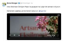 Emine Erdoğan’dan ‘Artsın Eksilmesin Dönüşüm Pazarı’na ilişkin paylaşım
