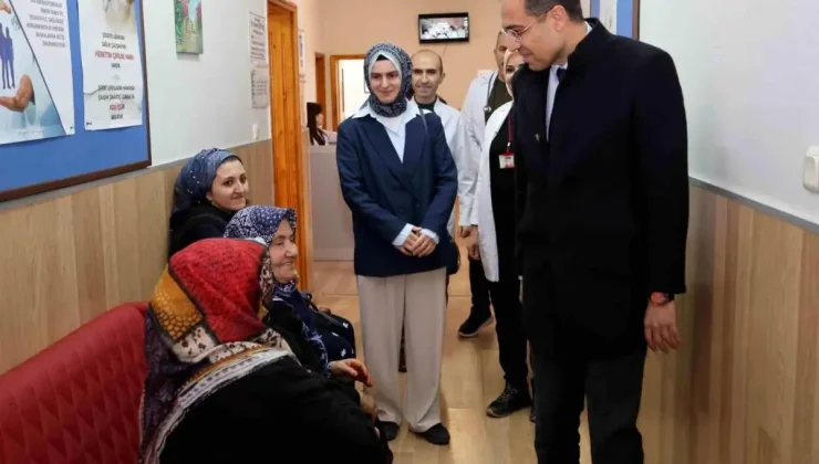 Erşan’dan aile sağlığı merkezlerine ziyaret