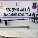 Eskişehir’de izinsiz kazı yapan bir şüpheli yakalandı