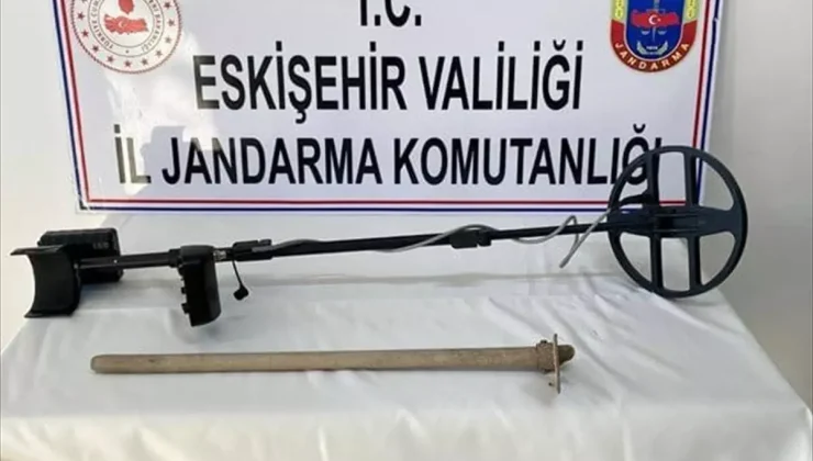 Eskişehir’de izinsiz kazı yapan bir şüpheli yakalandı