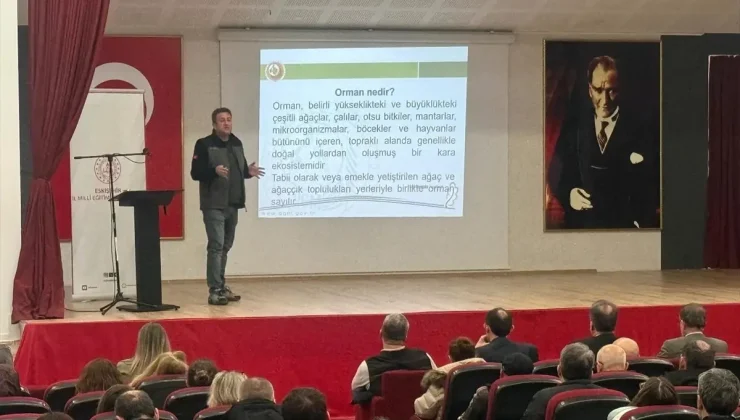 Eskişehir’de öğretmenlere orman yangınlarına karşı farkındalık eğitimi verildi