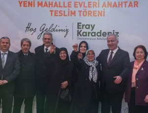 Gaziosmanpaşa’da kentsel dönüşümü tamamlanan konutlar hak sahiplerine teslim edildi