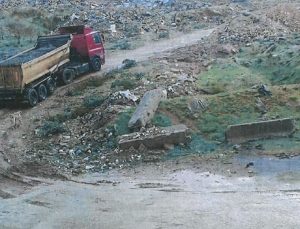 Hafriyat döken firmaya 7,5 milyon lira ceza