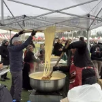 Hamsi ve Mıhlama Festivali’nde 1 ton mıhlama dağıtıldı