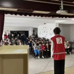 Havza’da Genç Kızılay gönüllüleri öğrencilerle buluştu