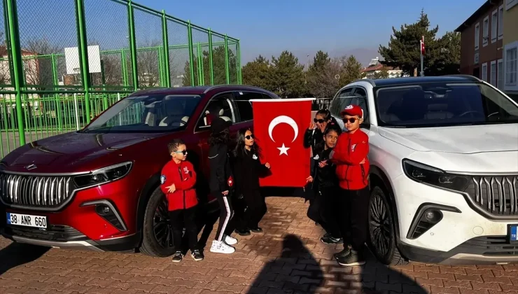 İncesu’da öğrencilere Türkiye’nin yerli otomobili Togg tanıtıldı