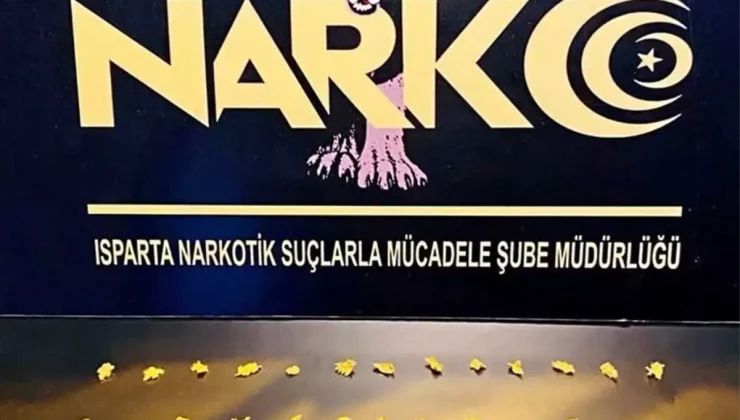 Isparta’da uyuşturucu operasyonlarında 2 zanlı yakalandı