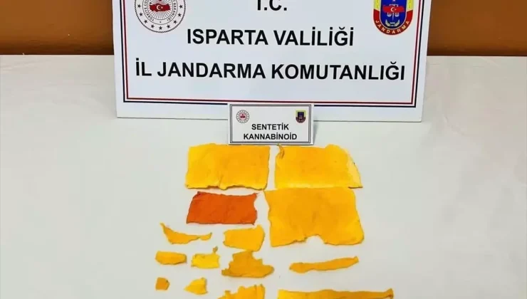 Isparta’da uyuşturucu operasyonunda yakalanan zanlı tutuklandı