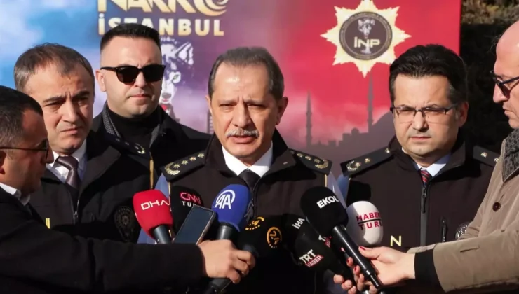 İstanbul’da operasyonla ele geçirilen 1 ton 144 kilo 396 gram uyuşturucu emniyette sergilendi