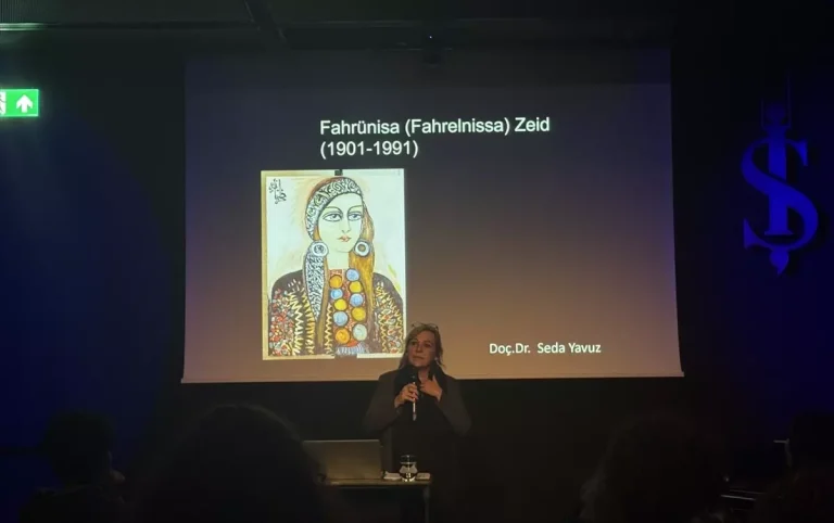 “Kadınların Gözünden” seminerlerinde ressam Fahrünnisa Zeid konuşuldu