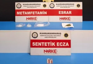 Kahramanmaraş’ta uyuşturucu operasyonunda yakalanan şüpheli tutuklandı