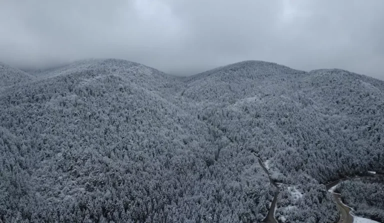 Karabük’ün Yüksek Kesimleri Karla Kaplandı