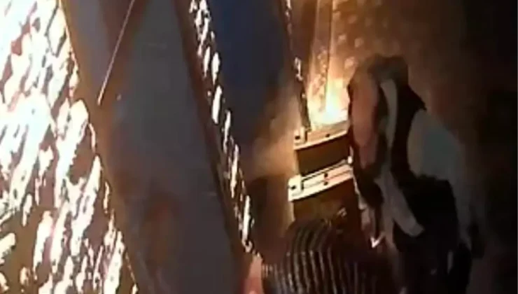 Kayseri’de esnaf boğazına şeker kaçan çocuğu heimlich manevrasıyla kurtardı… O anlar kamerada