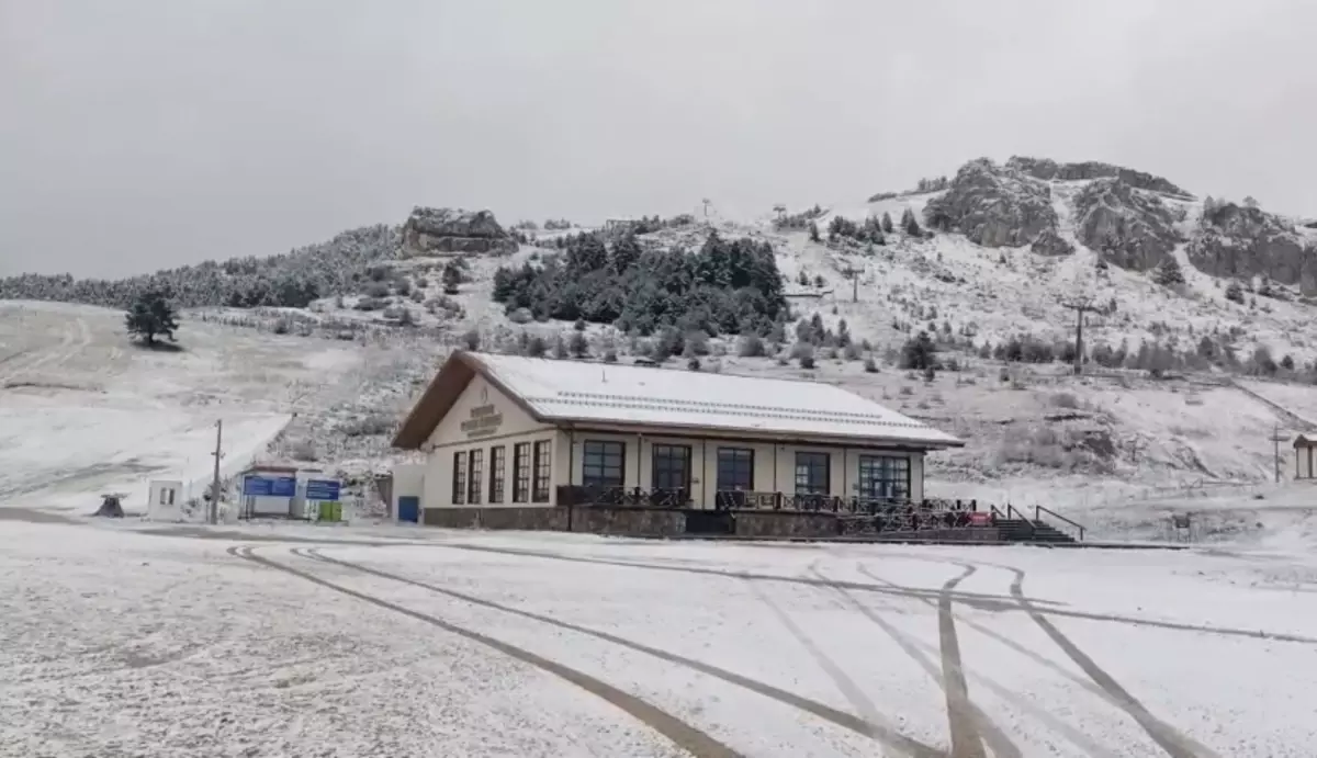 Keltepe, beyaza büründü