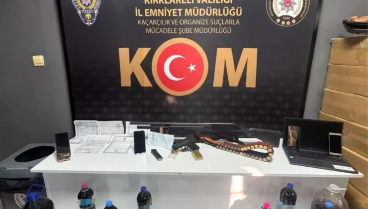 Kırklareli merkezli mali suç operasyonu: 8 şüpheli gözaltına alındı