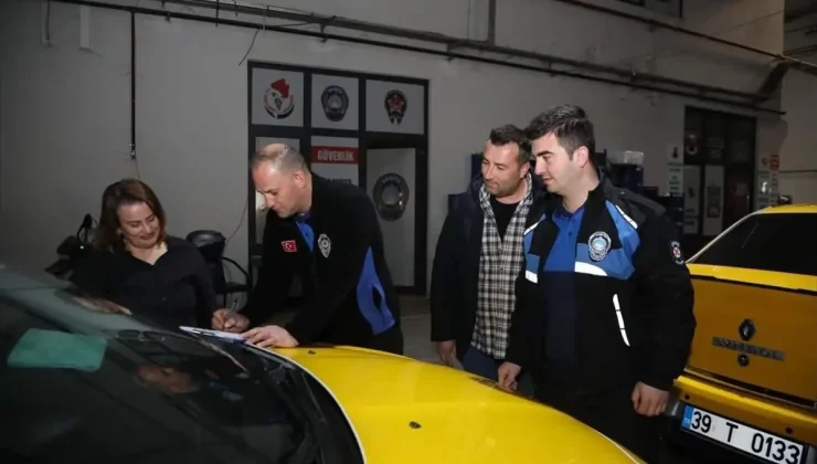 Kırklareli’nde taksiler denetlendi
