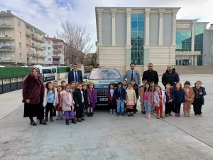 Kırşehir’de öğrencilere Türkiye’nin yerli otomobili Togg tanıtıldı