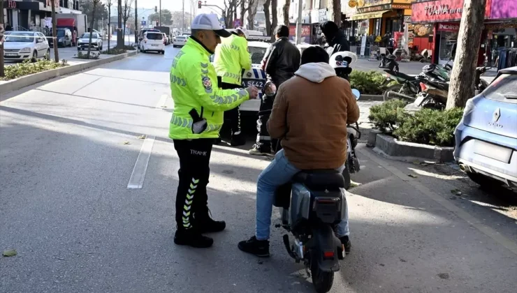 Kırşehir’de trafik denetimlerinde 91 motosikletliye işlem yapıldı