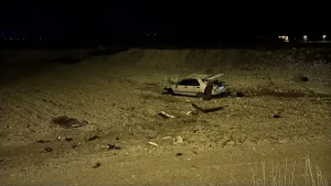 Kütahya’da tarlaya savrulan otomobilin sürücüsü yaralandı