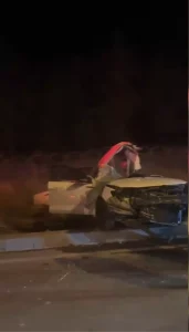 Malatya’da Otomobil Trambüs Direğine Çarptı: 2 Yaralı