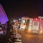 Mardin’de bariyerlere çarpan tırın sürücüsü yaralandı