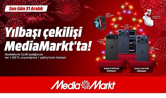 MediaMarkt’tan yeni yıla özel çekiliş kampanyası!
